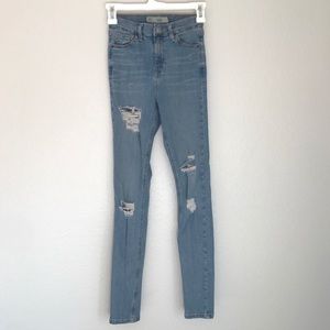 High waisted Jamie top shop jeans